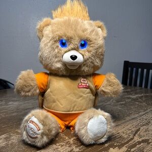 Teddy ruxpin with Orange Outfit